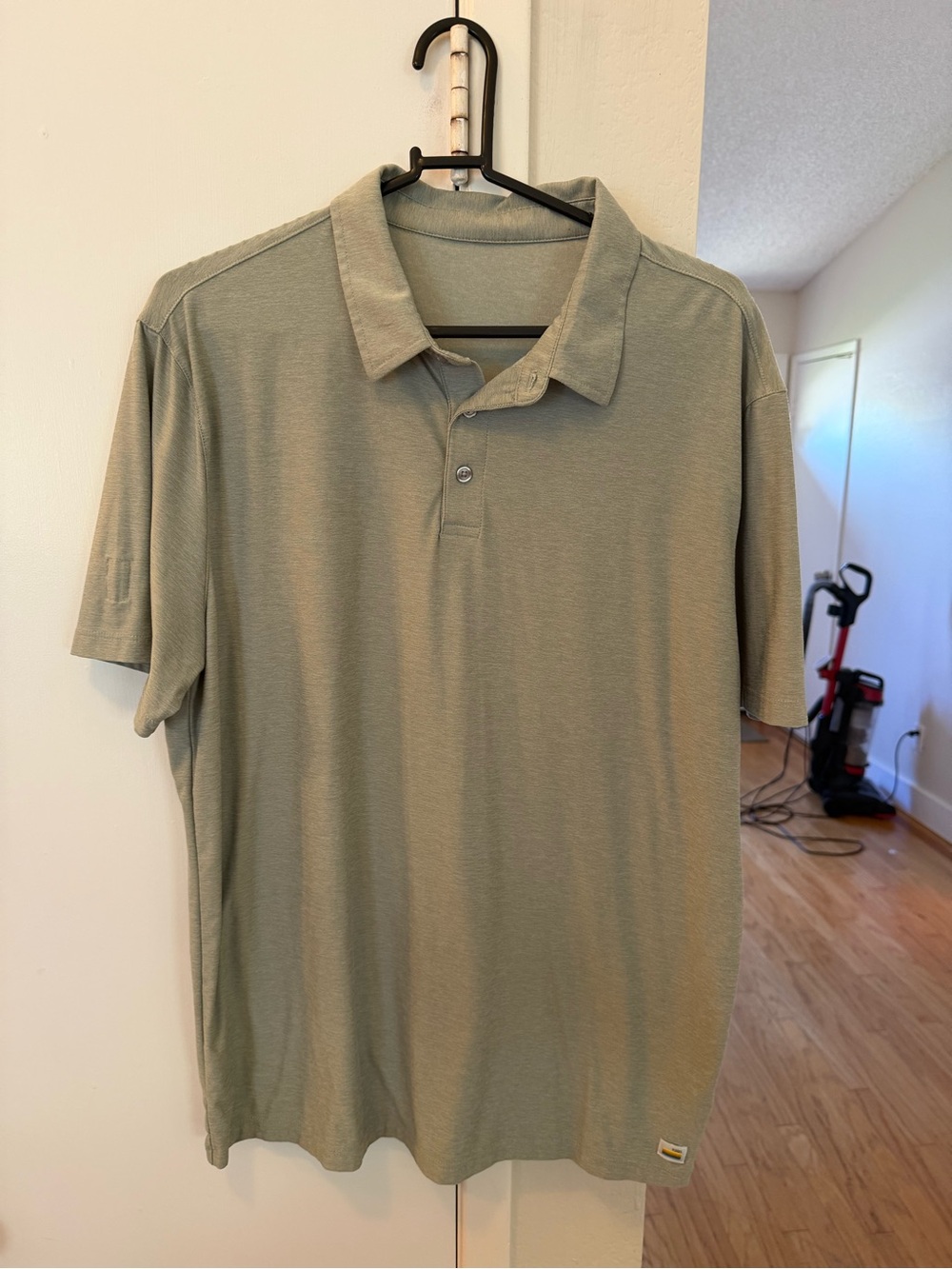 Vuori Men's Polo Shirt - Sage Green